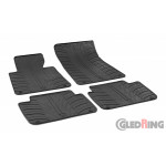 Original Gledring Passform Fußmatten Gummimatten 4 Tlg.+Fixing - BMW 3 Serie E46 1998-2005